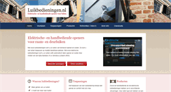 Desktop Screenshot of luikbedieningen.nl