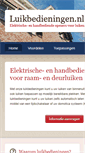 Mobile Screenshot of luikbedieningen.nl
